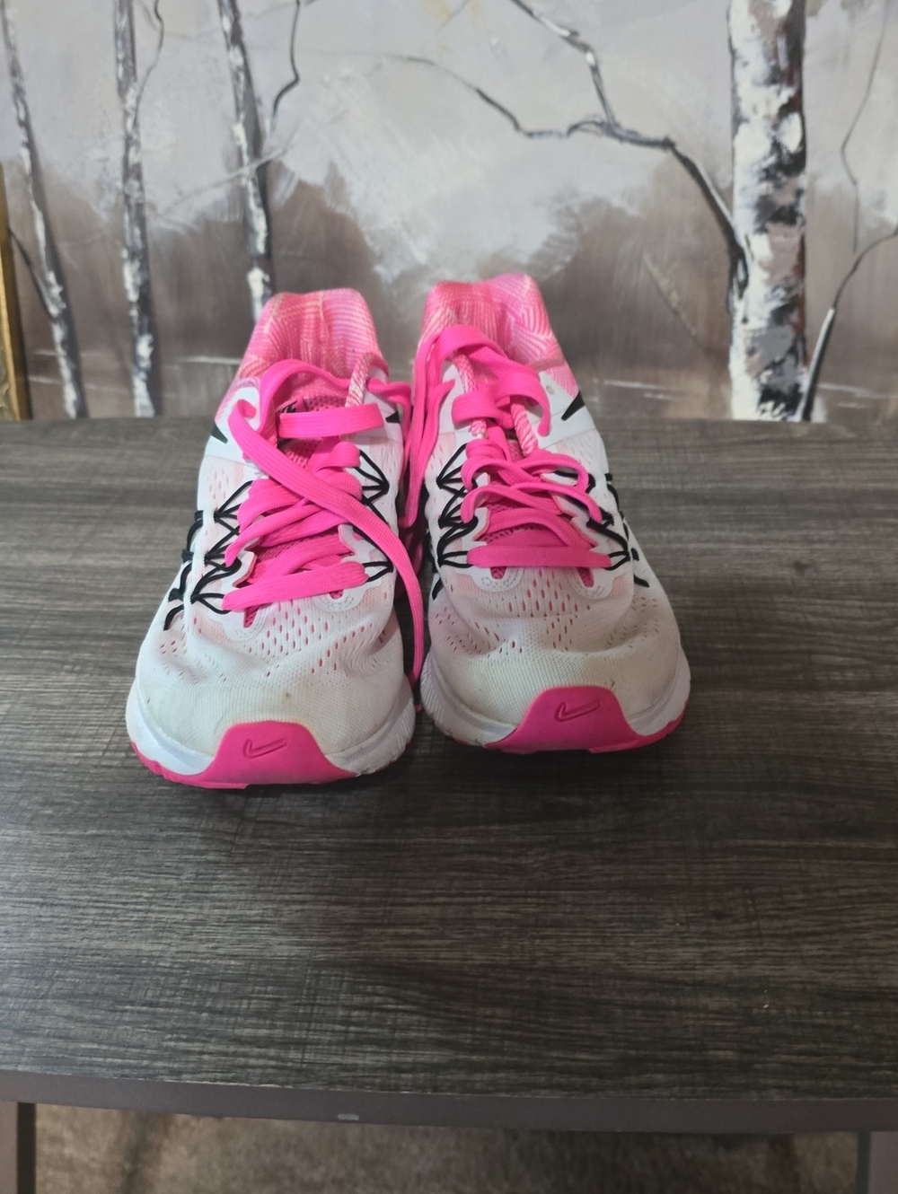 Nike Women’s Running Shoes - White & Hot Pink